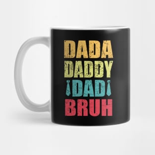 Vintage Dada Daddy Dad Bruh Mug